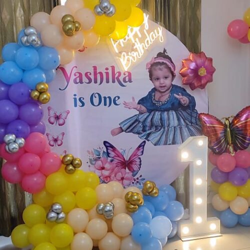 Birthday Decoration Ring Setup