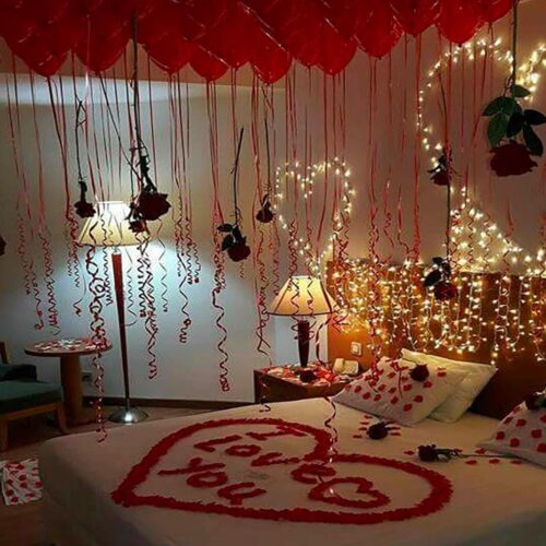 love decoration for loved party