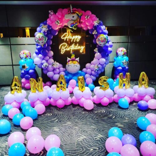 Birthday Decoration With Ring Setup