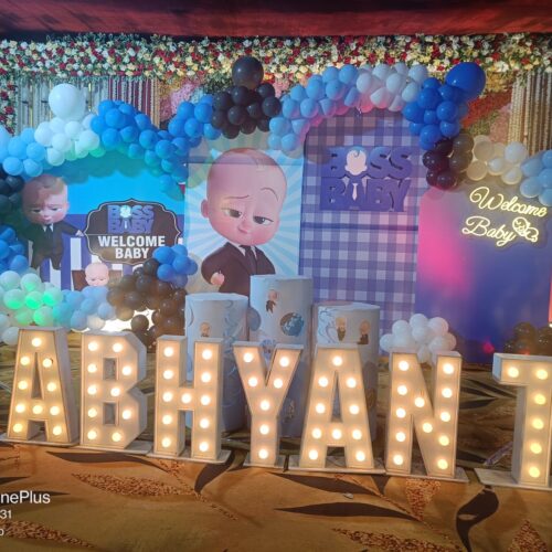 birthday party decoration and all