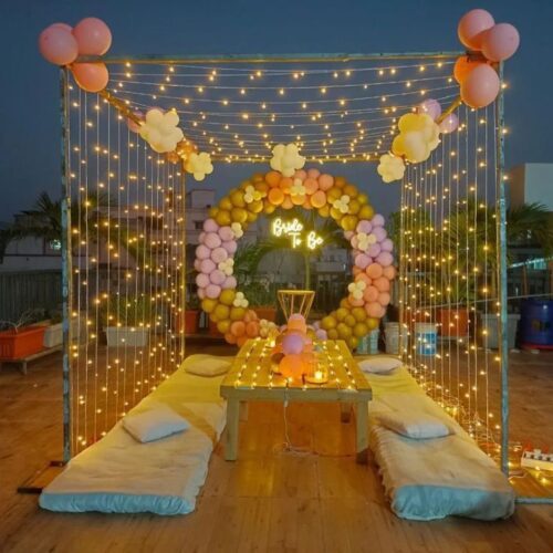 Birthday Decoration Ring Setup